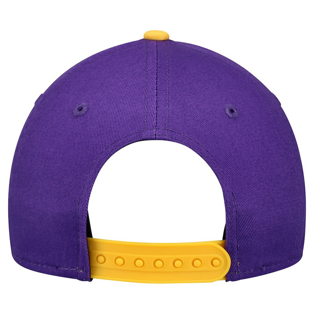 Minnesota Vikings New Era Youth Arch COOLERA 9FORTY A-Frame Adjustable Hat