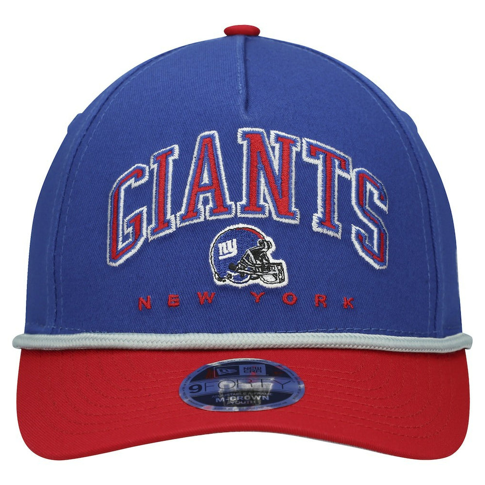 New York Giants New Era Youth Arch COOLERA 9FORTY A-Frame Adjustable Hat