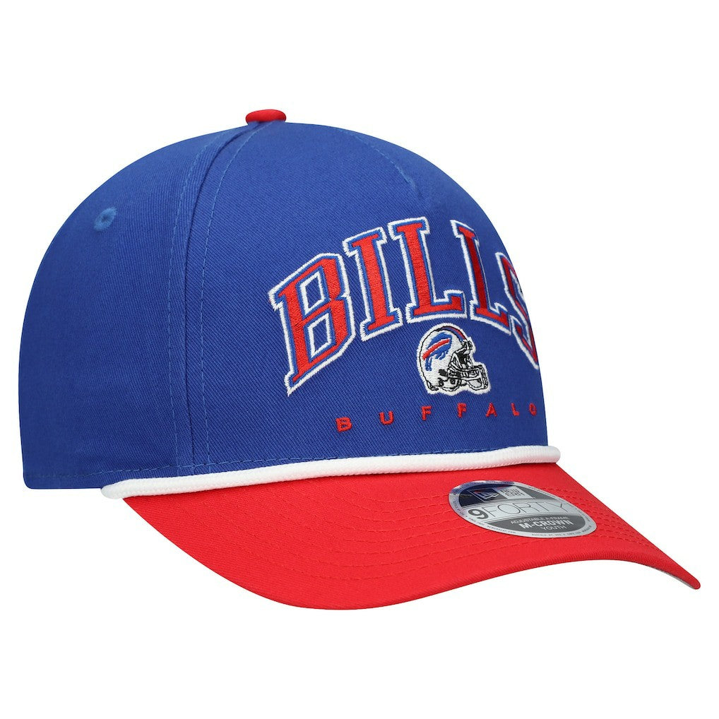 Buffalo Bills New Era Youth Arch COOLERA 9FORTY A-Frame Adjustable Hat