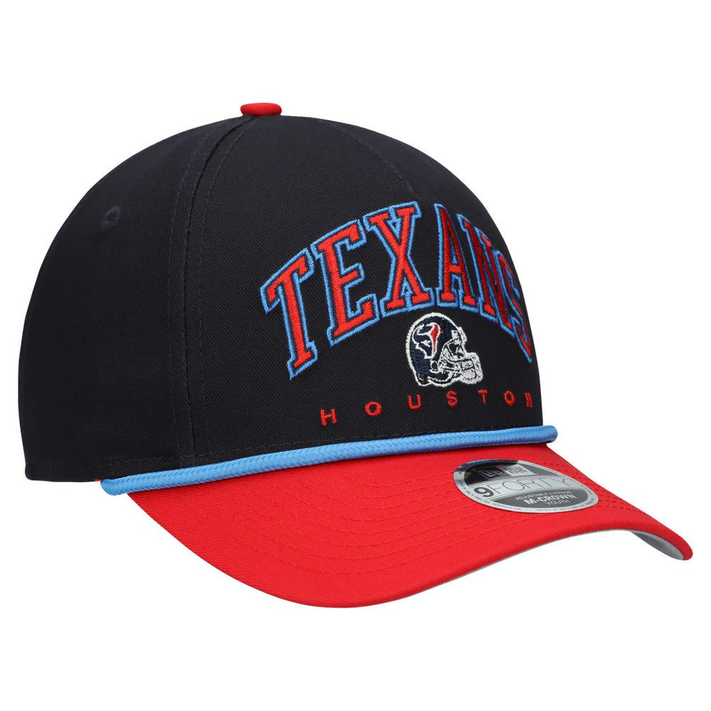 Houston Texans New Era Youth Arch COOLERA 9FORTY A-Frame Adjustable Hat