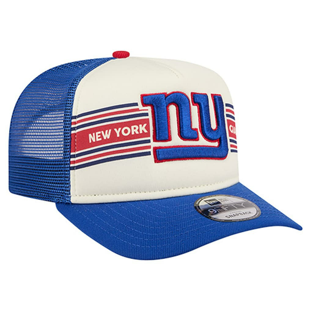 New York Giants New Era Youth Banner 9FIFTY A-Frame Adjustable Trucker Hat