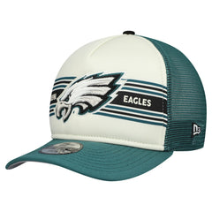 Philadelphia Eagles New Era Youth Banner 9FIFTY A-Frame Adjustable Trucker Hat