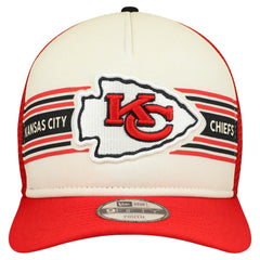 Kansas City Chiefs New Era Youth Banner 9FIFTY A-Frame Adjustable Trucker Hat