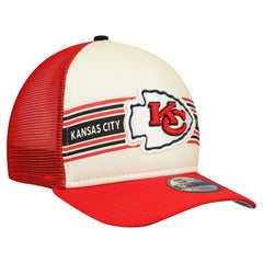 Kansas City Chiefs New Era Youth Banner 9FIFTY A-Frame Adjustable Trucker Hat