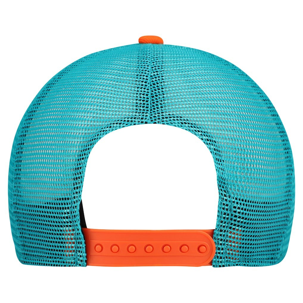 Miami Dolphins New Era Youth Banner 9FIFTY A-Frame Adjustable Trucker Hat