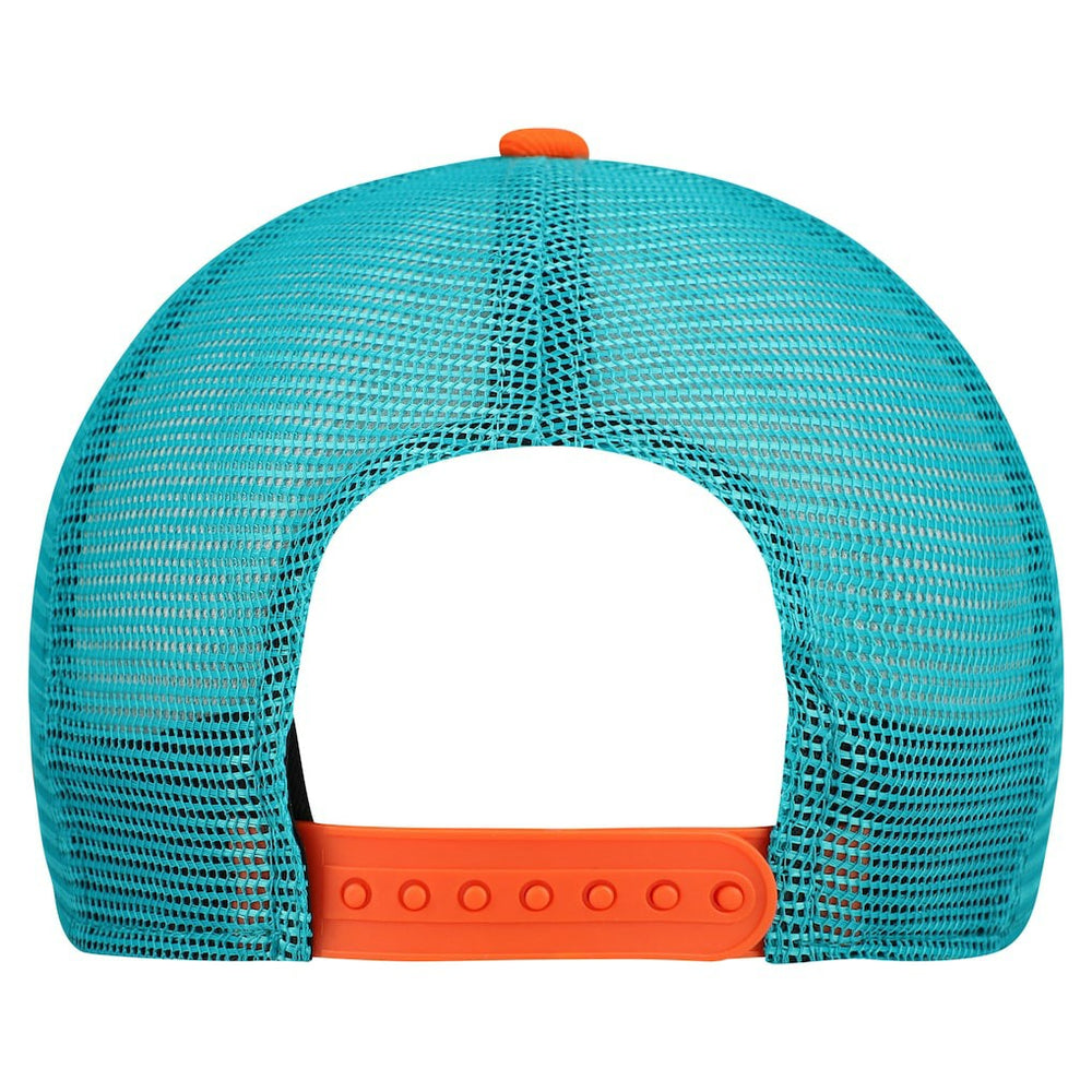 Miami Dolphins New Era Youth Banner 9FIFTY A-Frame Adjustable Trucker Hat