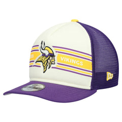Minnesota Vikings New Era Youth Banner 9FIFTY A-Frame Adjustable Trucker Hat
