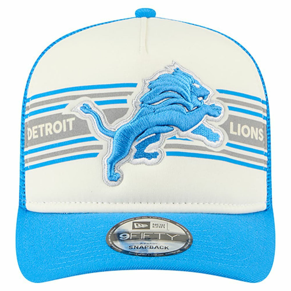 Detroit Lions New Era Youth Banner 9FIFTY A-Frame Adjustable Trucker Hat