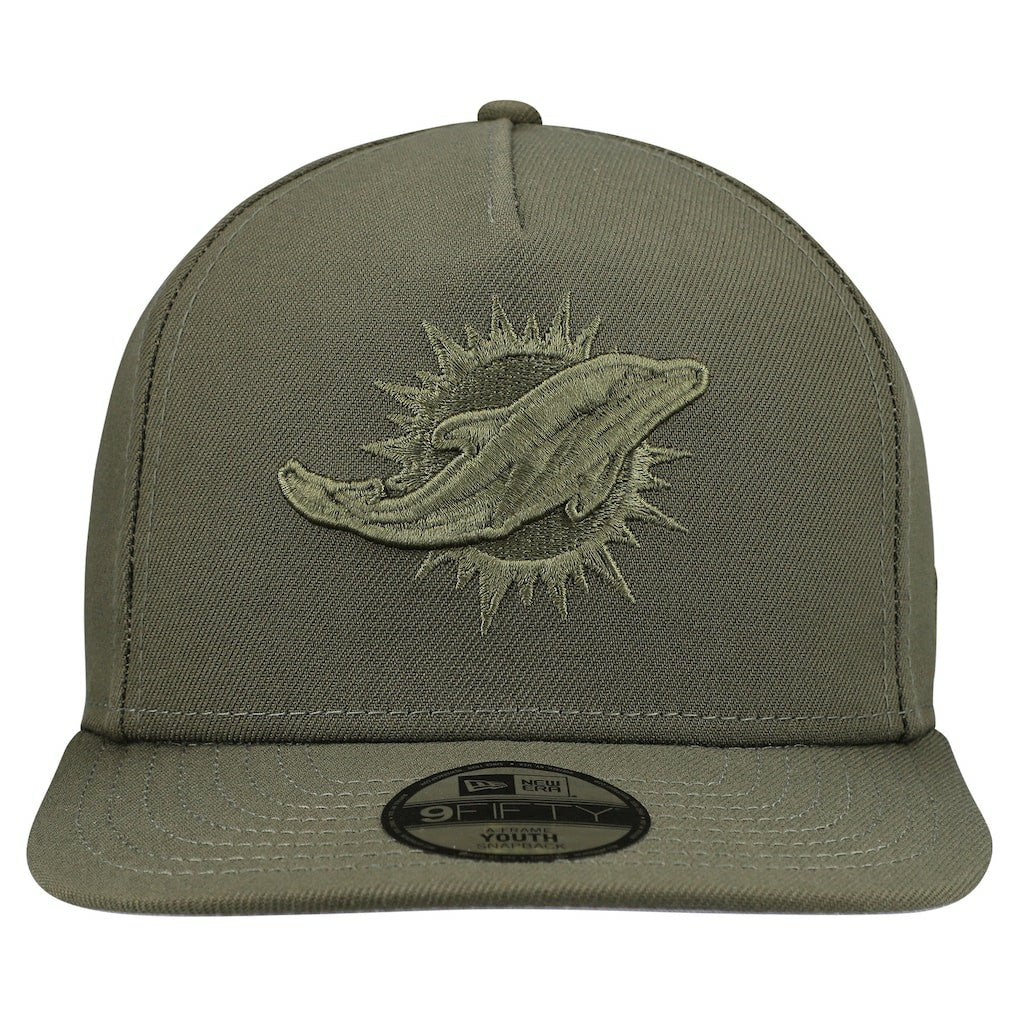 Miami Dolphins New Era Youth Color Pack A-Frame 9FIFTY Snapback Hat