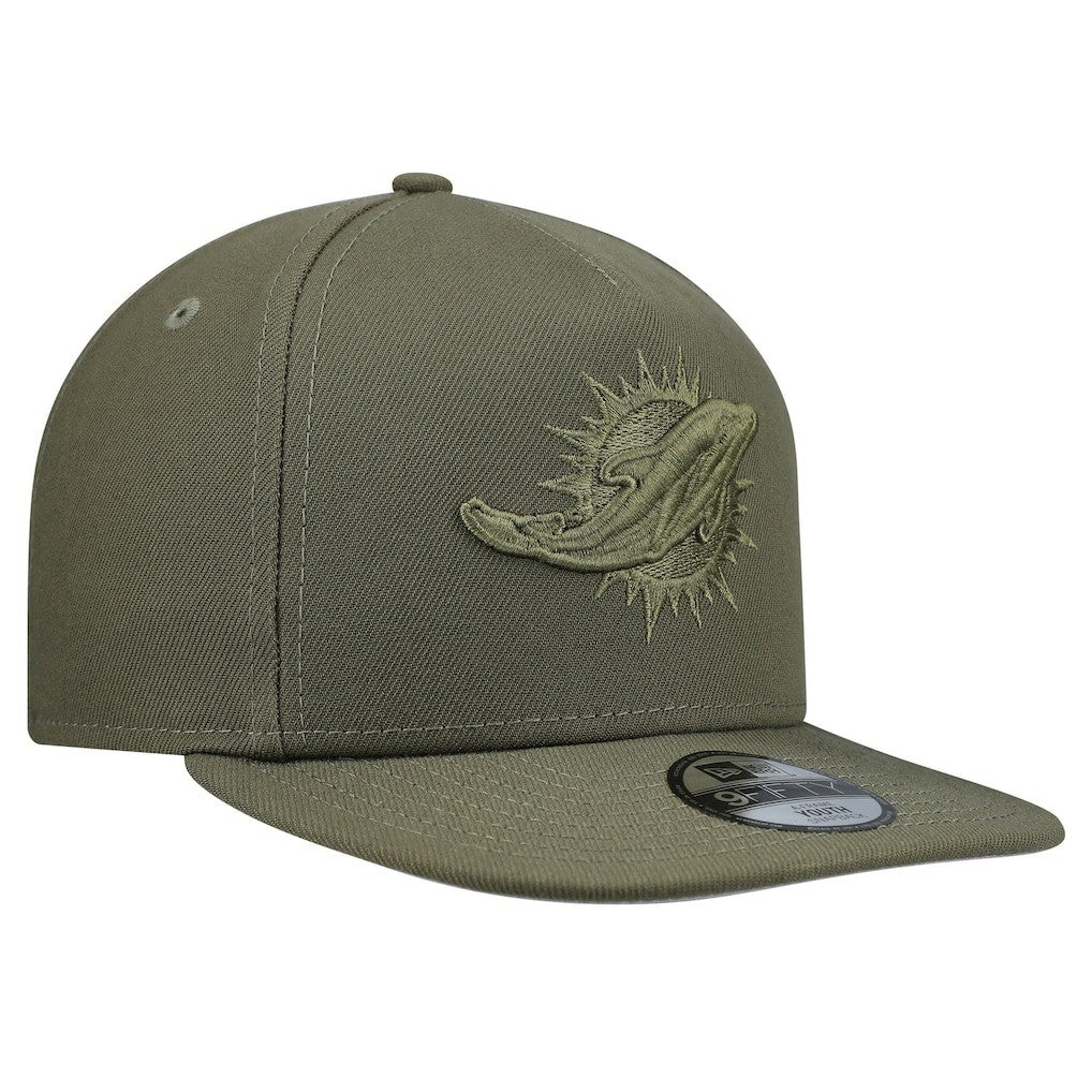 Miami Dolphins New Era Youth Color Pack A-Frame 9FIFTY Snapback Hat