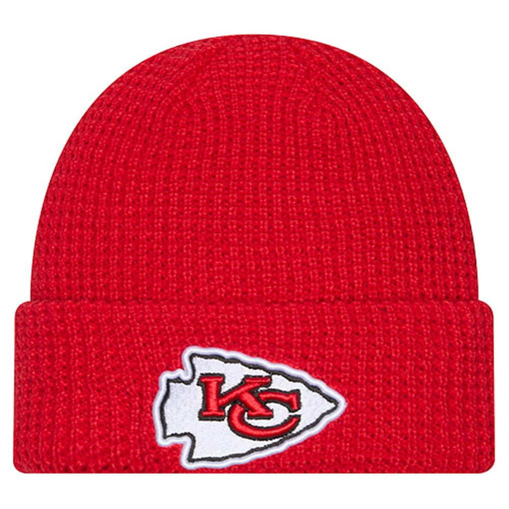Kansas City Chiefs New Era Youth Waffle Cuffed Knit Hat