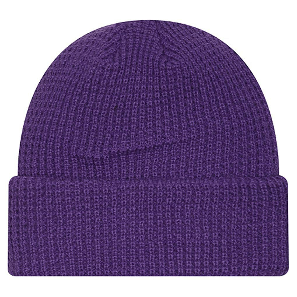 Minnesota Vikings New Era Youth Waffle Cuffed Knit Hat