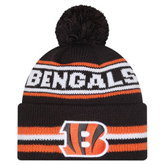 Cincinnati Bengals New Era Youth Classic Cuffed Knit Hat with Pom