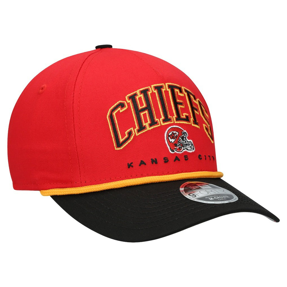 Kansas City Chiefs New Era Preschool Arch COOLERA 9FORTY A-Frame M-Crown Adjustable Hat