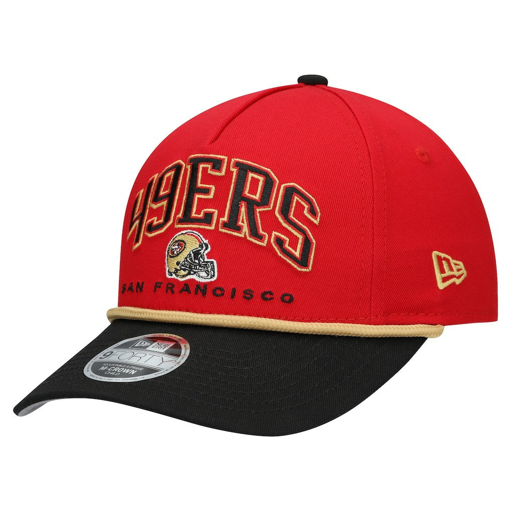 San Francisco 49ers New Era Preschool Arch COOLERA 9FORTY A-Frame M-Crown Adjustable Hat