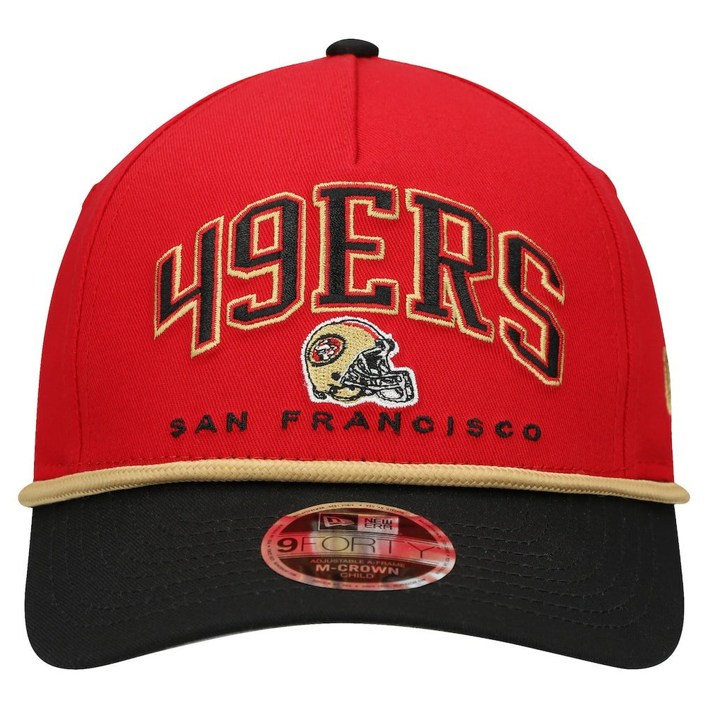 San Francisco 49ers New Era Preschool Arch COOLERA 9FORTY A-Frame M-Crown Adjustable Hat