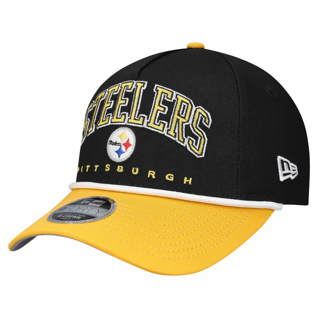 Pittsburgh Steelers New Era Preschool Arch COOLERA 9FORTY A-Frame M-Crown Adjustable Hat