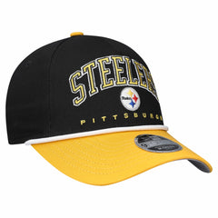 Pittsburgh Steelers New Era Preschool Arch COOLERA 9FORTY A-Frame M-Crown Adjustable Hat
