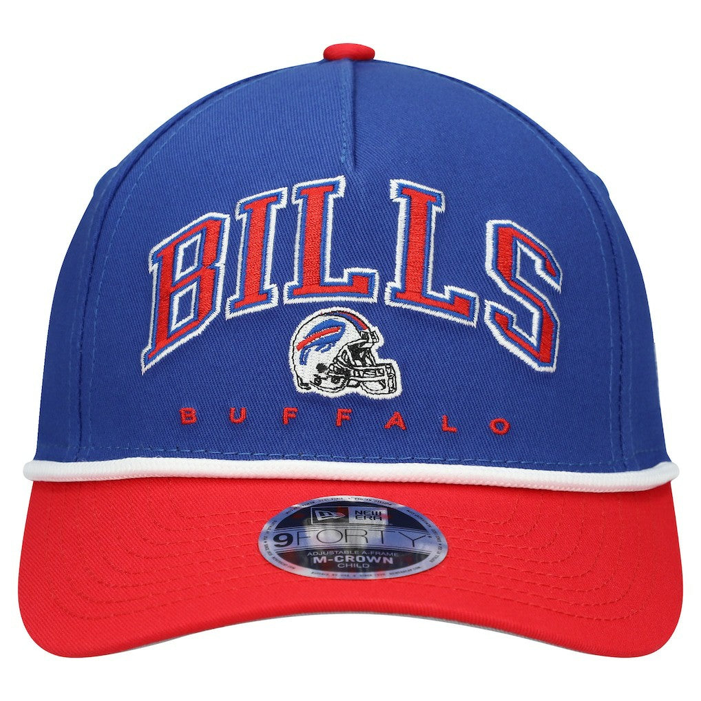 Buffalo Bills New Era Preschool Arch COOLERA 9FORTY A-Frame M-Crown Adjustable Hat