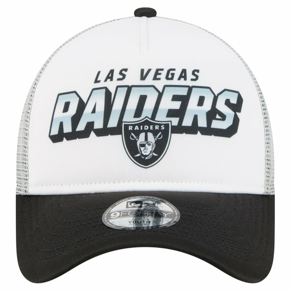 Las Vegas Raiders New Era Preschool 9FORTY A-Frame Adjustable Hat