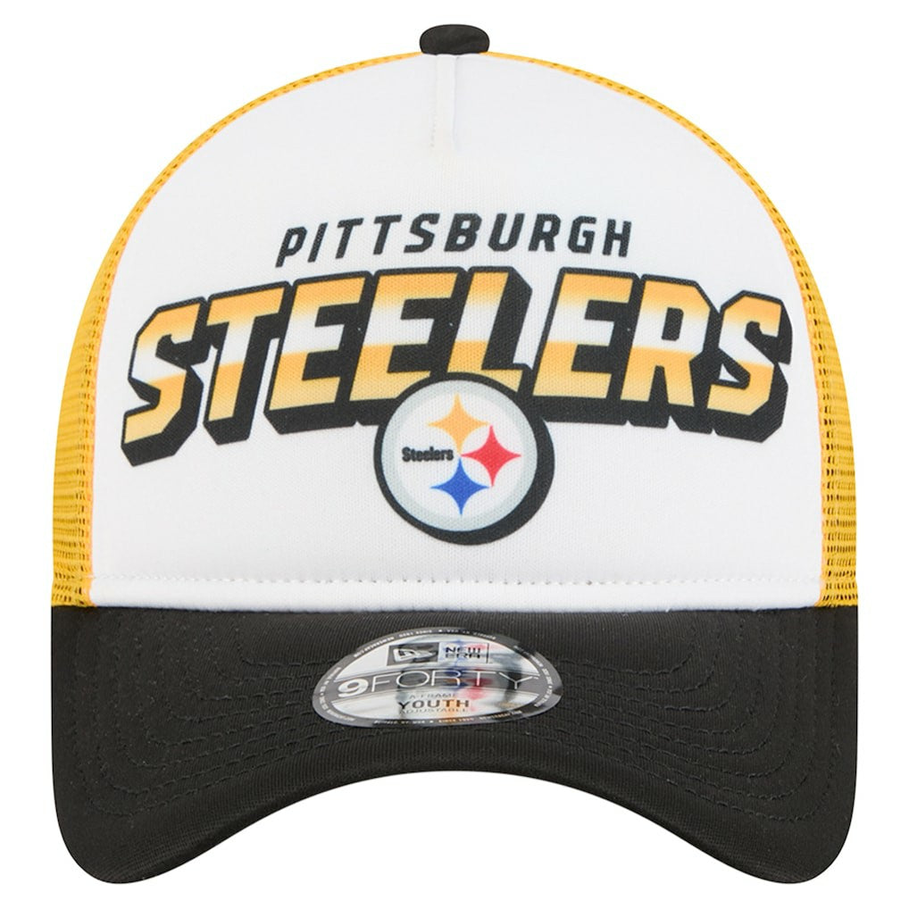 Pittsburgh Steelers New Era Preschool 9FORTY A-Frame Adjustable Hat