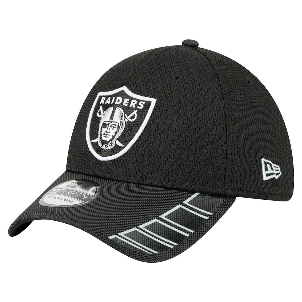 Las Vegas Raiders New Era Visor Hit 39THIRTY Flex Hat