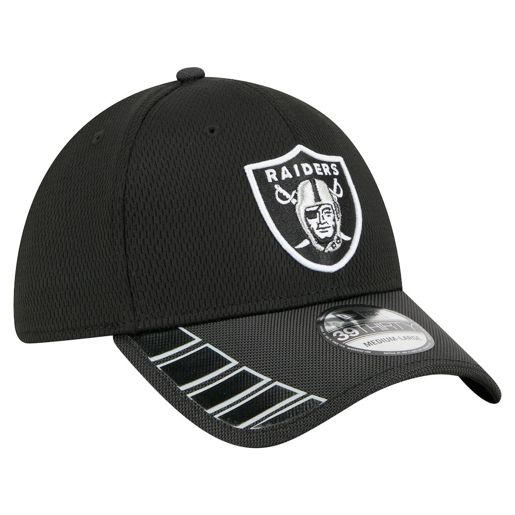 Las Vegas Raiders New Era Visor Hit 39THIRTY Flex Hat