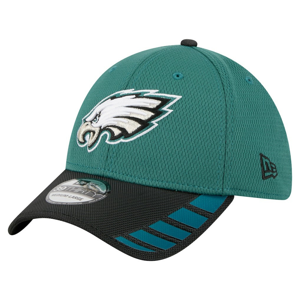 Philadelphia Eagles New Era Visor Hit 39THIRTY Flex Hat