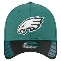 Philadelphia Eagles New Era Visor Hit 39THIRTY Flex Hat