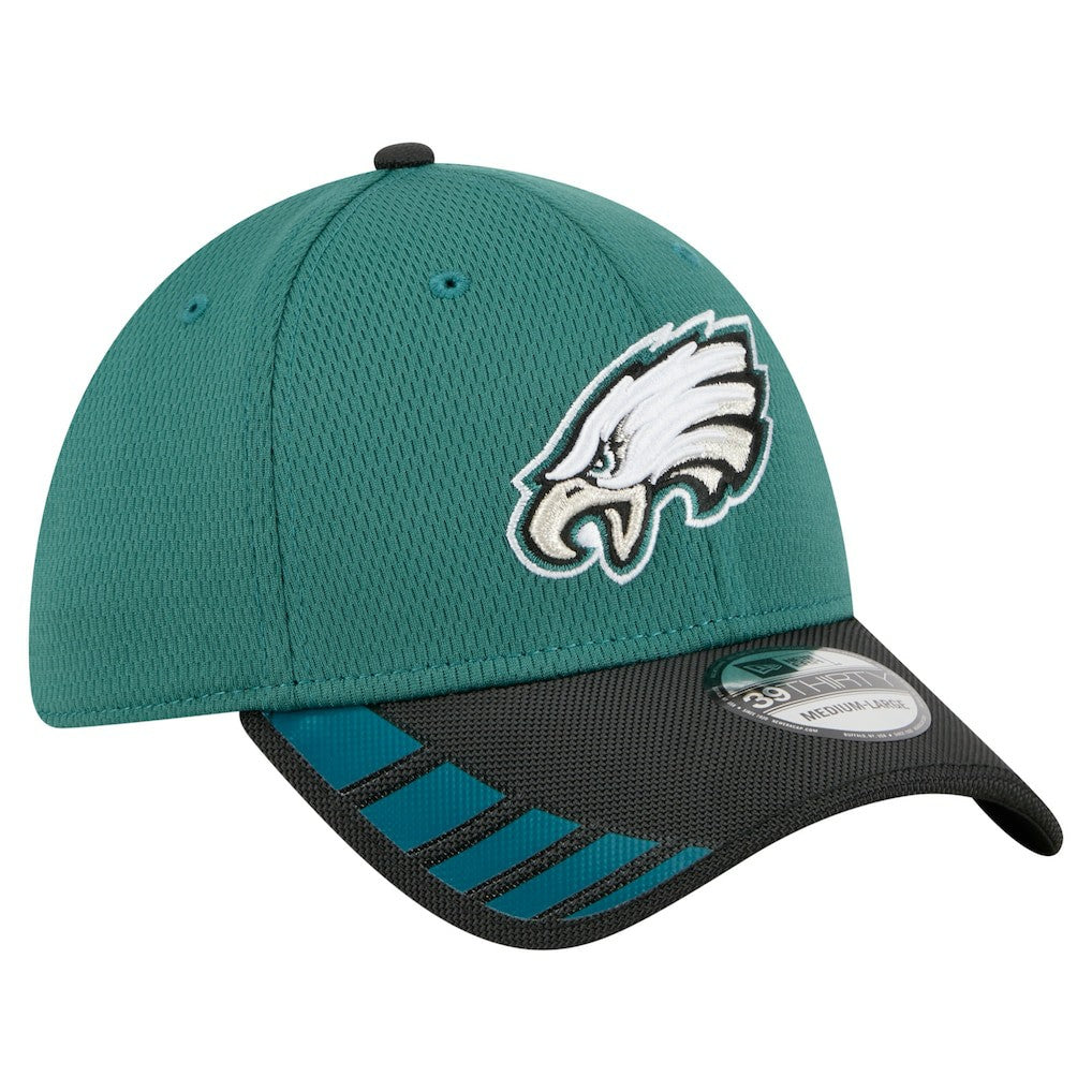 Philadelphia Eagles New Era Visor Hit 39THIRTY Flex Hat