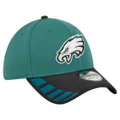 Philadelphia Eagles New Era Visor Hit 39THIRTY Flex Hat