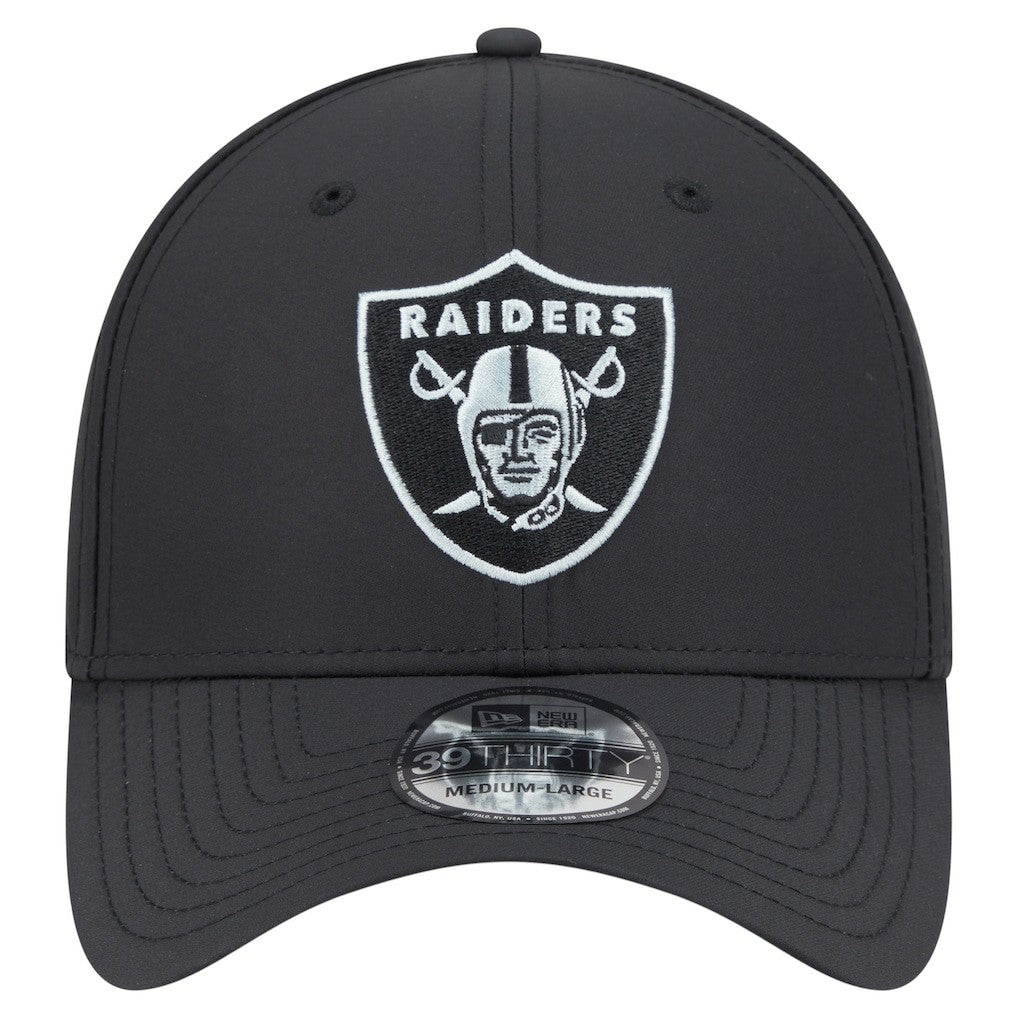 Las Vegas Raiders New Era Night 39THIRTY Flex Hat