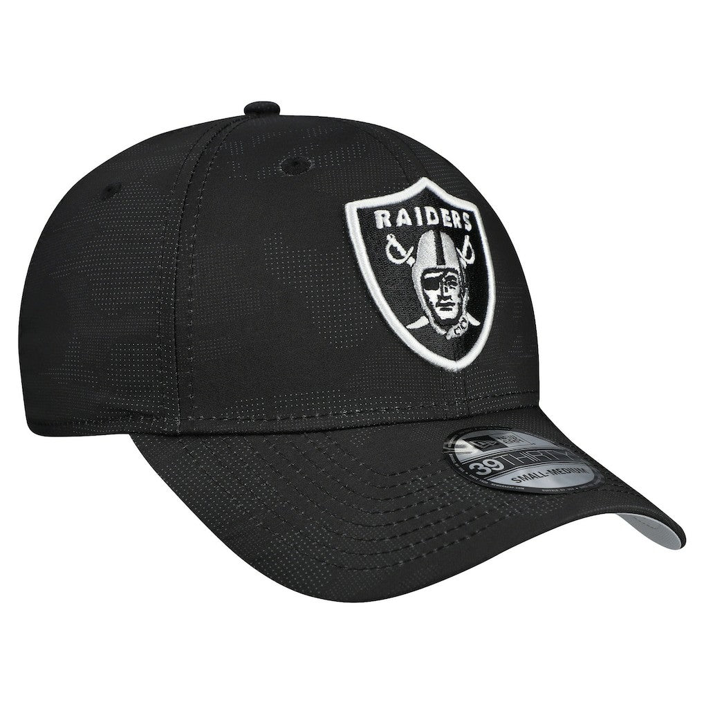 Las Vegas Raiders New Era Tonal Camo 39THIRTY Stretch Fit Hat
