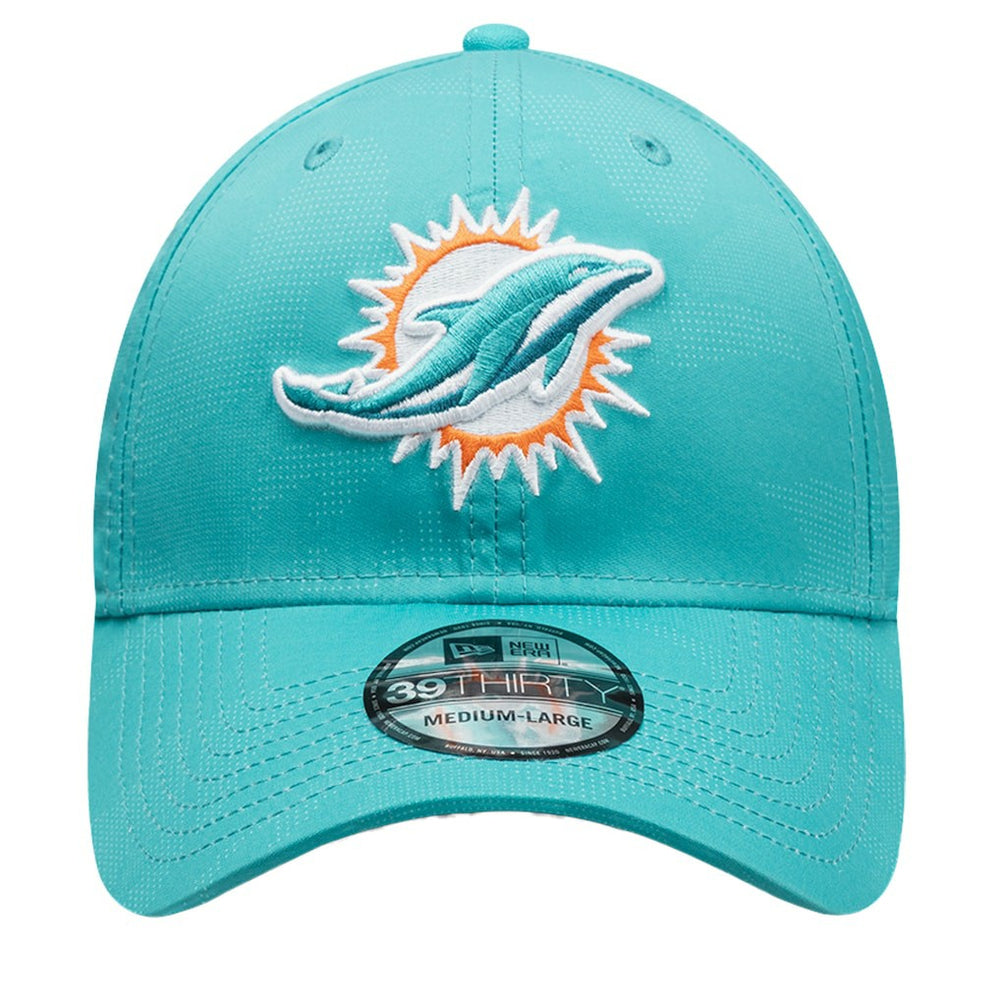 Miami Dolphins New Era Tonal Camo 39THIRTY Stretch Fit Hat