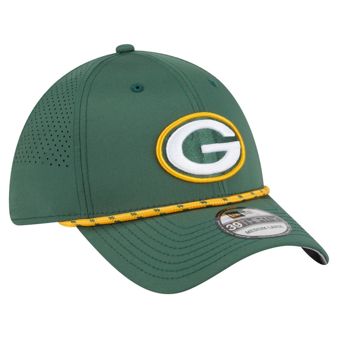 Green Bay Packers New Era Perforated 39THIRTY Flex Hat