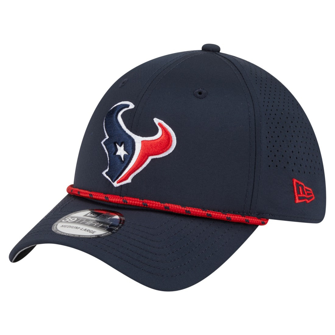 Houston Texans New Era Perforated 39THIRTY Flex Hat