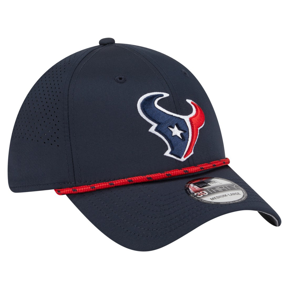 Houston Texans New Era Perforated 39THIRTY Flex Hat