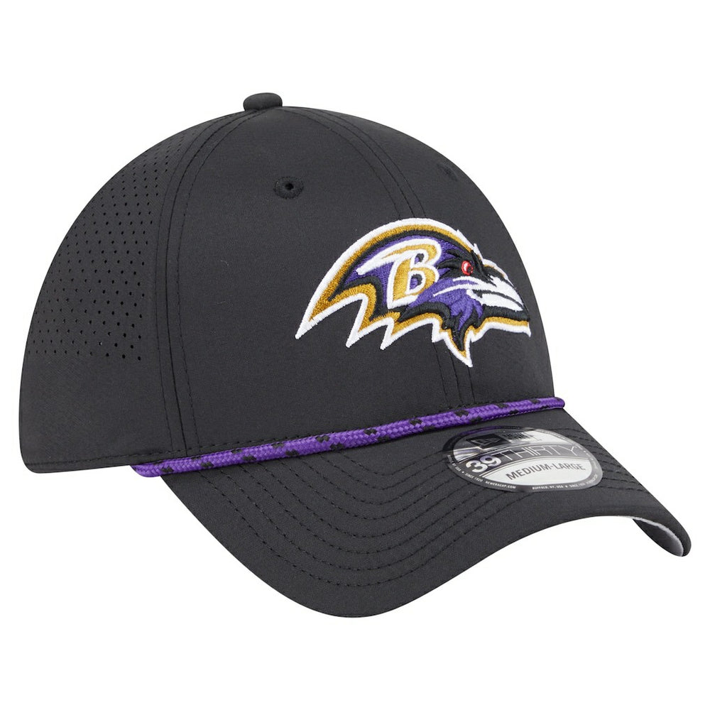 Baltimore Ravens New Era Perforated 39THIRTY Flex Hat