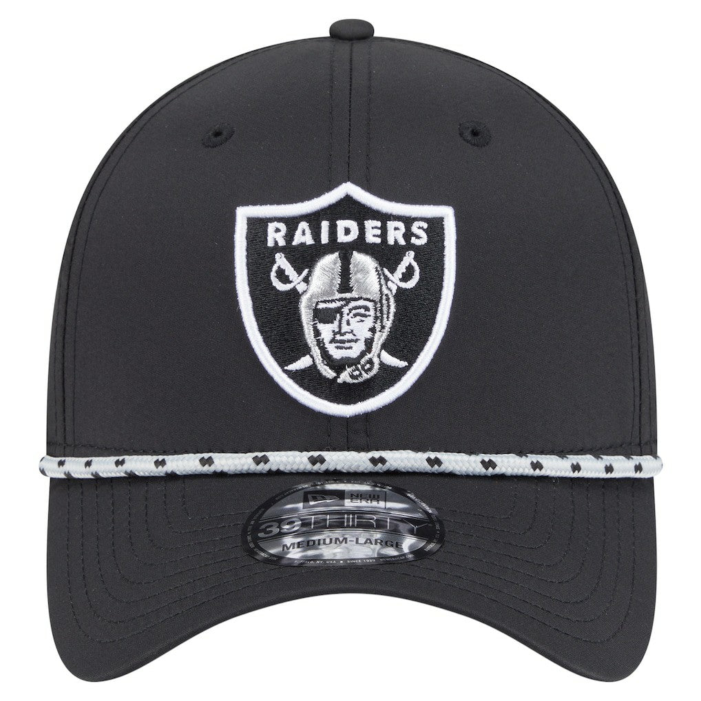 Las Vegas Raiders New Era Perforated 39THIRTY Flex Hat
