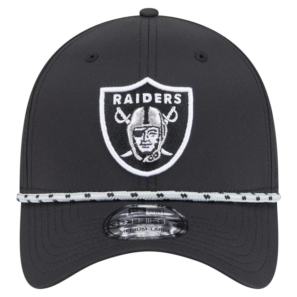 Las Vegas Raiders New Era Perforated 39THIRTY Flex Hat
