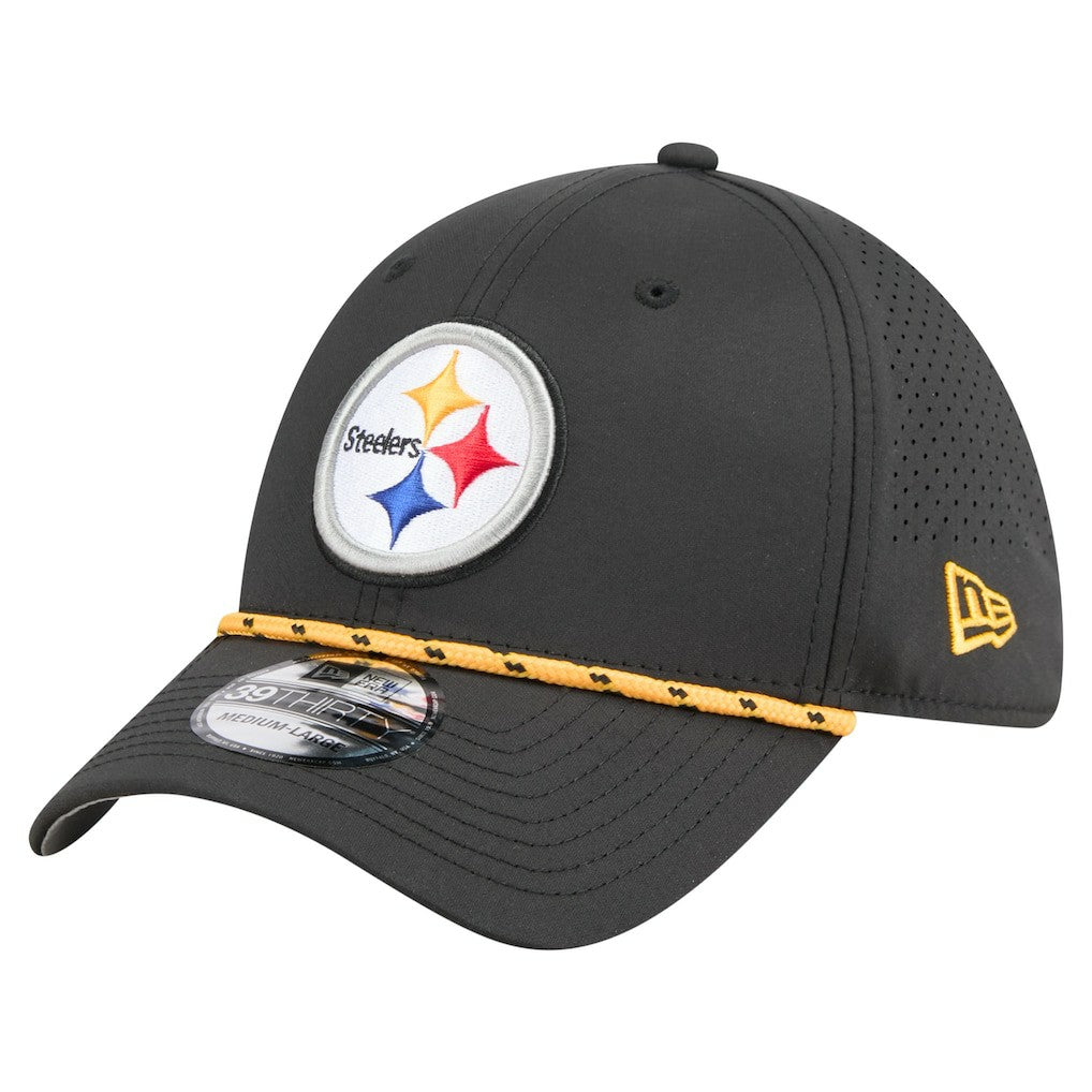 Pittsburgh Steelers New Era Perforated 39THIRTY Flex Hat