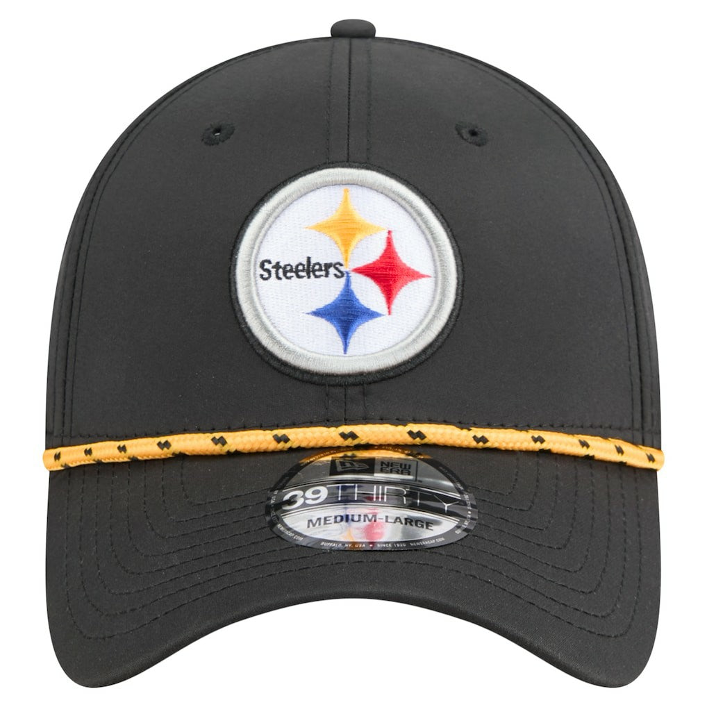 Pittsburgh Steelers New Era Perforated 39THIRTY Flex Hat