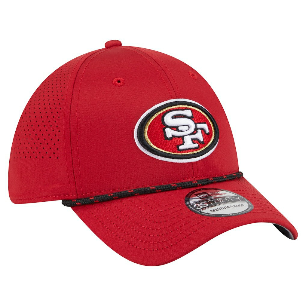 San Francisco 49ers New Era Perforated 39THIRTY Flex Hat