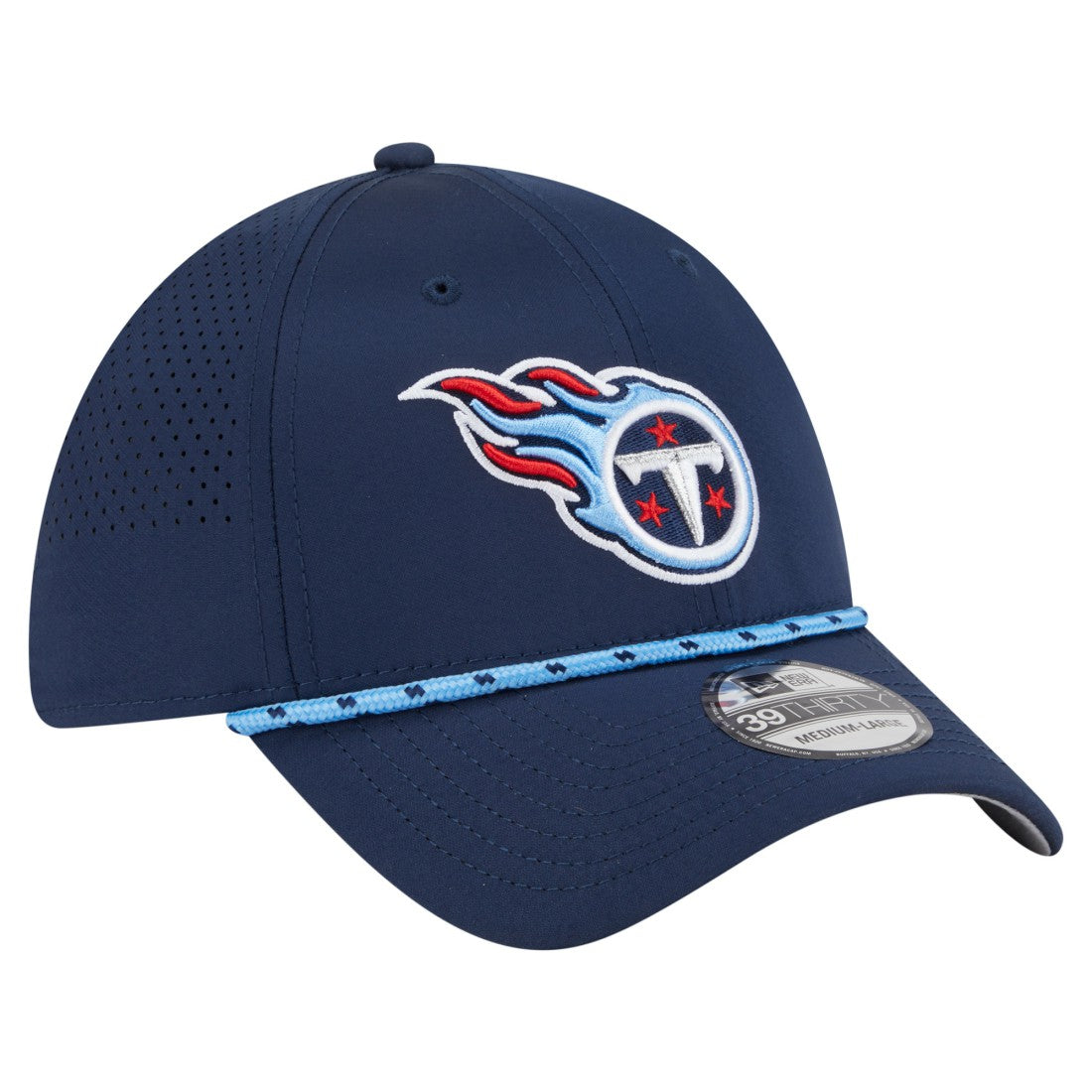 Tennessee Titans New Era Perforated 39THIRTY Flex Hat
