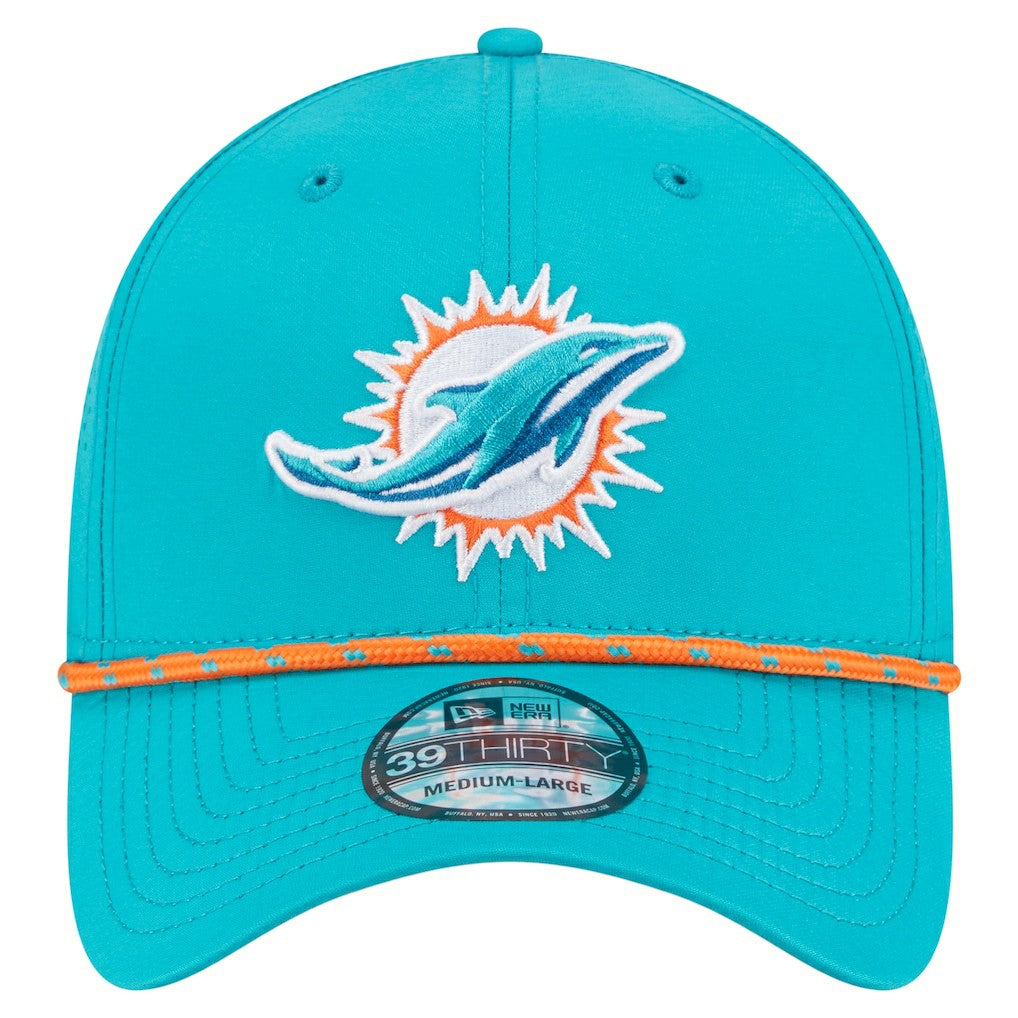 Miami Dolphins New Era Perforated 39THIRTY Flex Hat