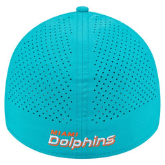 Miami Dolphins New Era Perforated 39THIRTY Flex Hat