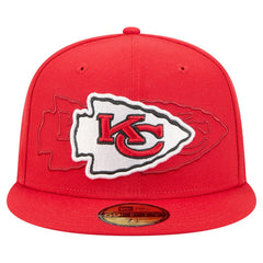 Kansas City Chiefs New Era Tri-Hit 59FIFTY Fitted Hat