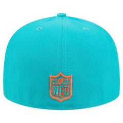 Miami Dolphins New Era Tri-Hit 59FIFTY Fitted Hat