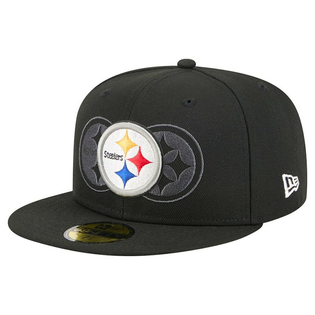 Pittsburgh Steelers New Era Tri-Hit 59FIFTY Fitted Hat