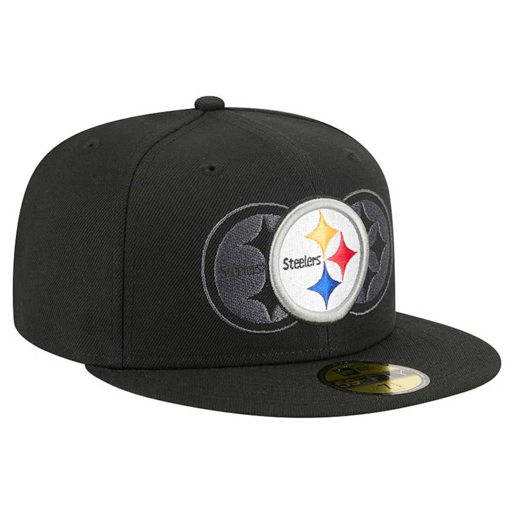 Pittsburgh Steelers New Era Tri-Hit 59FIFTY Fitted Hat